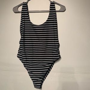 Aerie Striped One-Piece Swimsuit